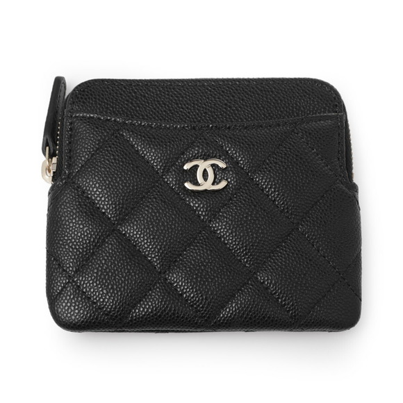 Chanel Coin Case Wallet Black MATELASSE - Picture 1 of 7